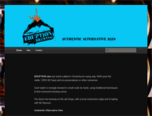 Tablet Screenshot of eruptionbrewing.com